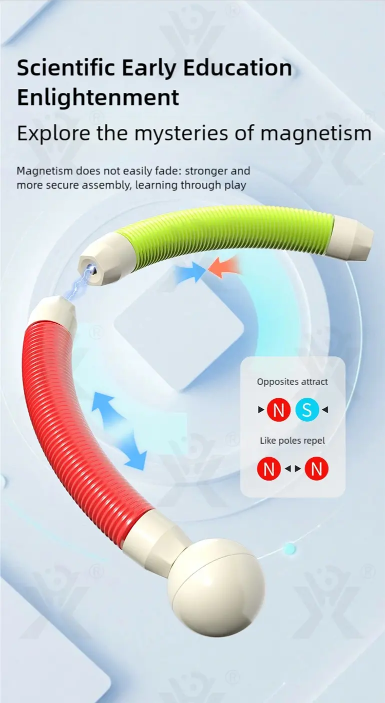 Telescopic Magnetic Rod Toys, 720° Rotation, 2D/3D Buildings Available · TV10594 · detail image 5 of 10