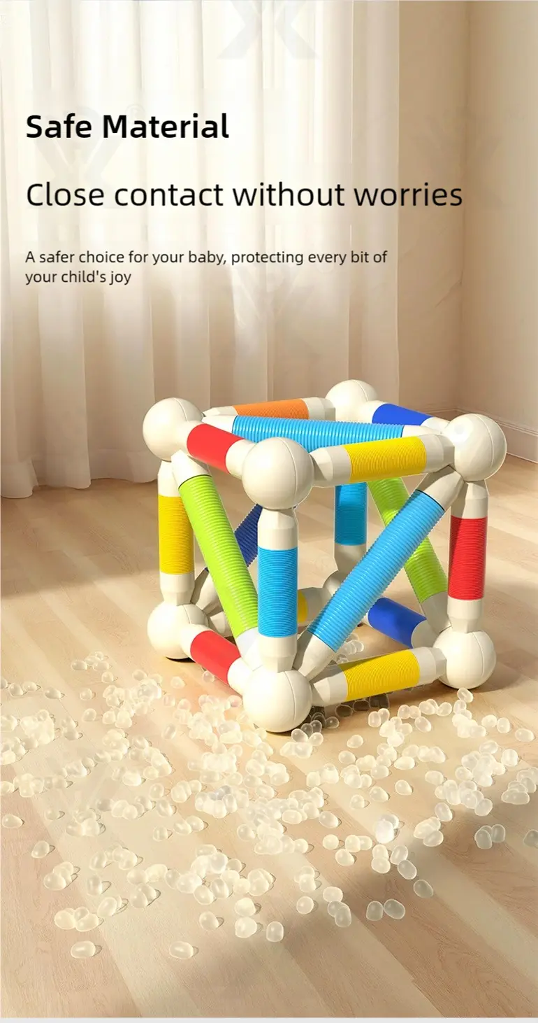 Telescopic Magnetic Rod Toys, 720° Rotation, 2D/3D Buildings Available · TV10594 · detail image 6 of 10