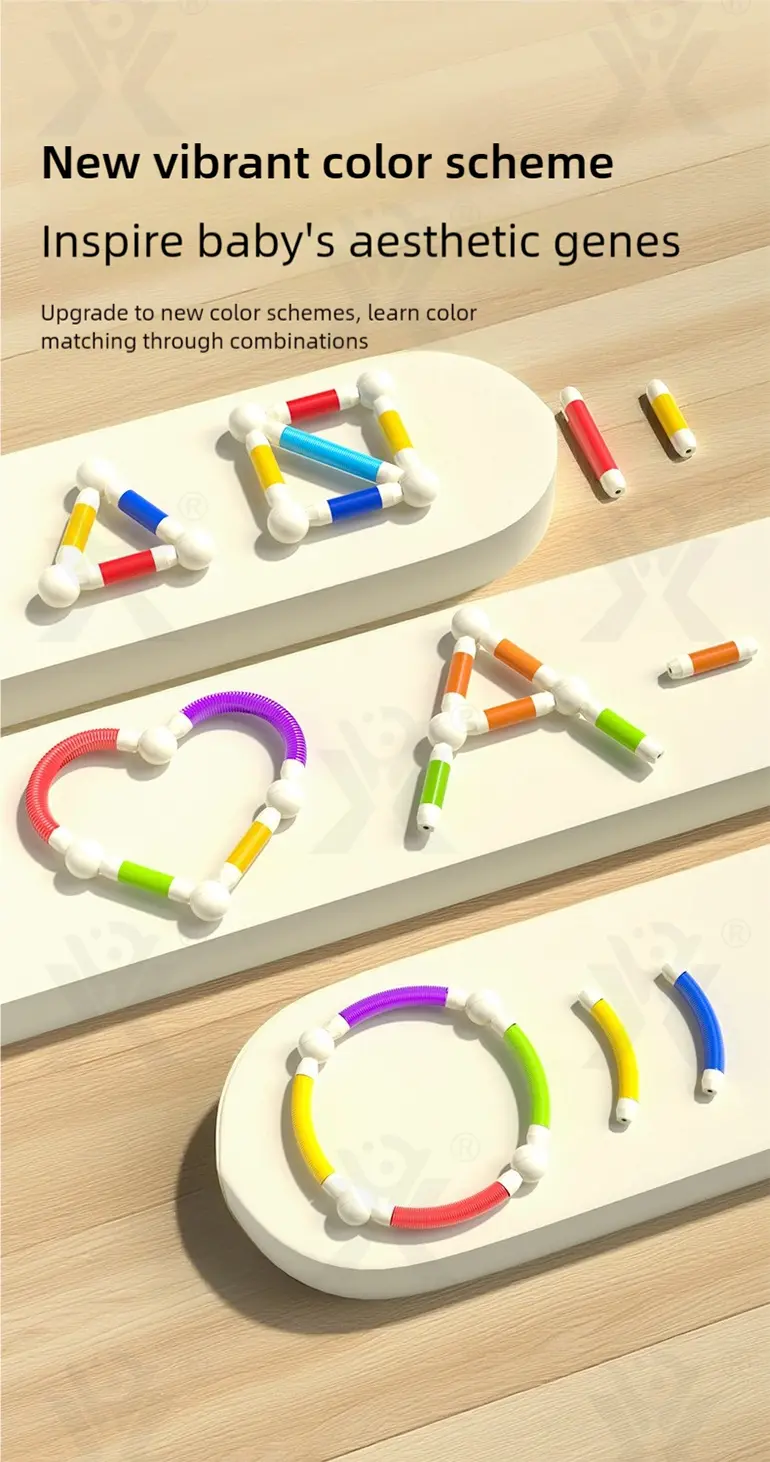 Telescopic Magnetic Rod Toys, 720° Rotation, 2D/3D Buildings Available · TV10594 · detail image 8 of 10