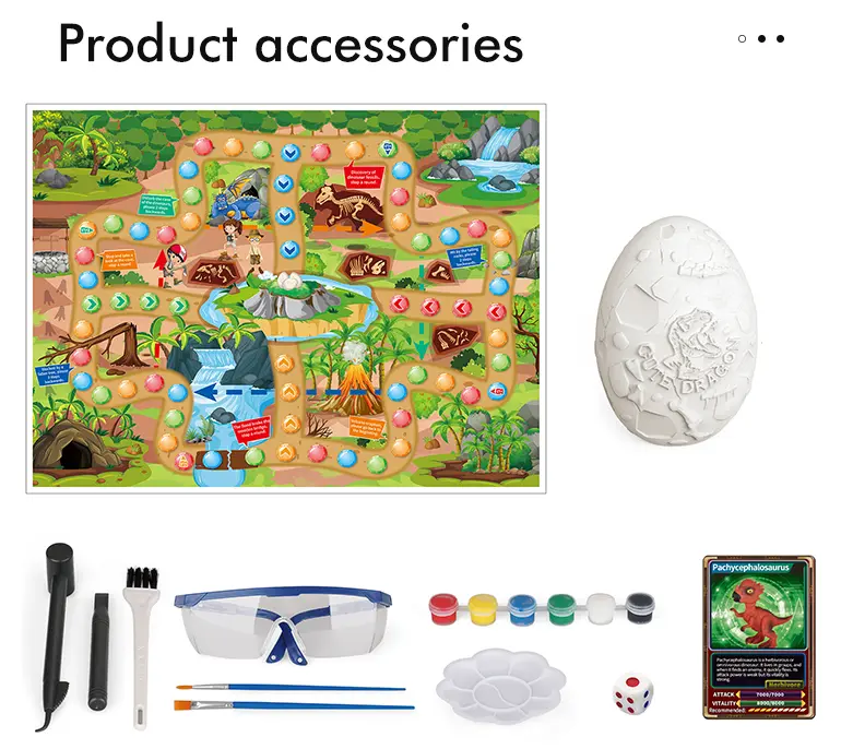 2-in-1 Painted Dinosaur Toy, Dig & Model Kit · TV10581 · detail image 2 of 7