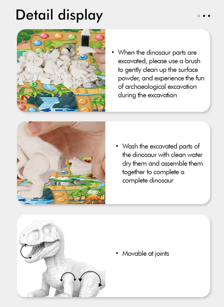 2-in-1 Painted Dinosaur Toy, Dig & Model Kit · TV10581 · detail image 4 of 7