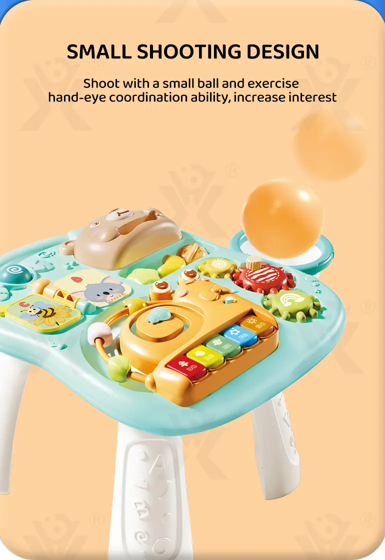 2-in-1 Baby Gaming Table Toy, 8 Activities, Sounds and Lights · TV10578 · detail image 6 of 8
