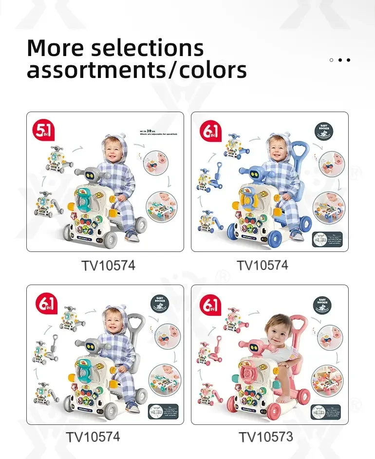 Multifunctional Baby Walker Supplier, 5-in-1, Baby Toy · TV10574 · detail image 7 of 8