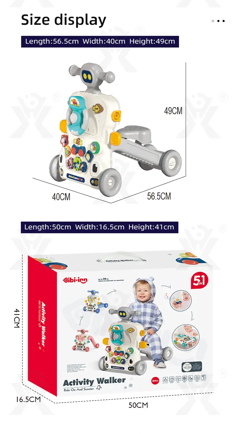Multifunctional Baby Walker Supplier, 5-in-1, Baby Toy · TV10574 · detail image 8 of 8