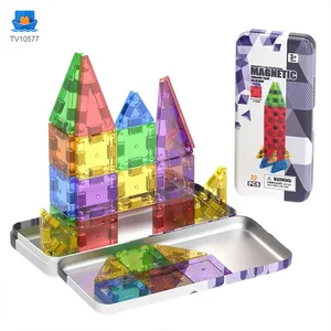 Magnetic Block Toy, Portable, 32 PCS, For Kids and Parents Collaboration Play, STEM Toy · TV10577 · product photo 2 of 5