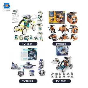 7-in-1 Solar Robot Toy, Solar Powered, Transform to Different Shapes, DIY Play · TV10591 · product photo 5 of 7