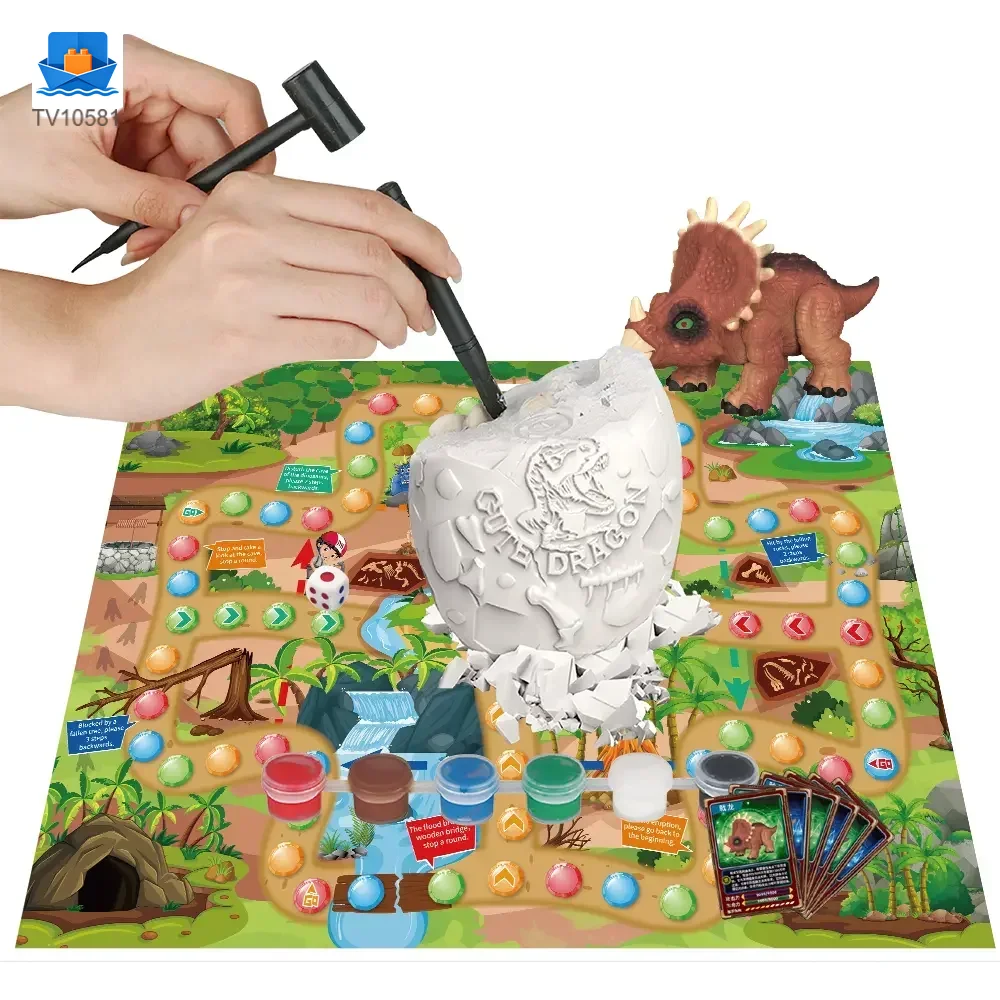 2-in-1 Painted Dinosaur Toy, Dig & Model Kit · TV10581 · product photo 1 of 6
