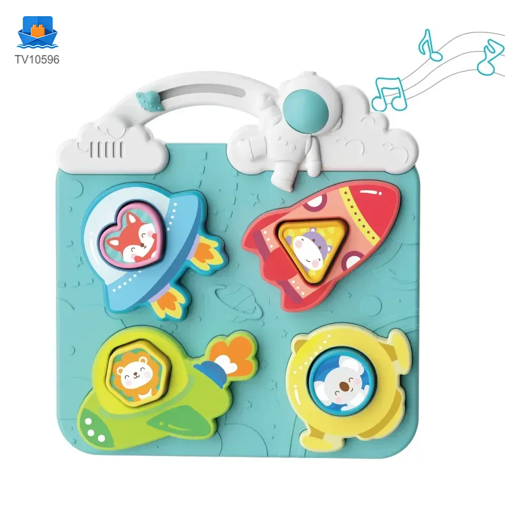 Astronaut Theme Cognition Board Toy With Light, Sound & Shape Learning · TV10596 · product photo 1 of 6