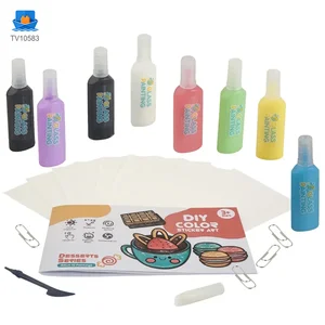 DIY Color Sticker Art Set Toy, Drawing Toy