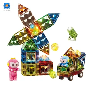 Glowing Magnetic Brick Toy