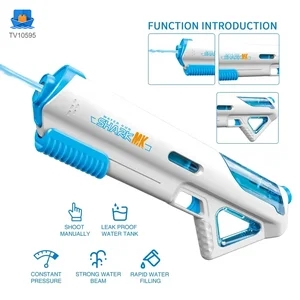 High-pressure Water Gun With Futuristic Space Appearance, 11M Range, Leak-Proof, Water Bottle Compliment · TV10595 · product photo 4 of 7