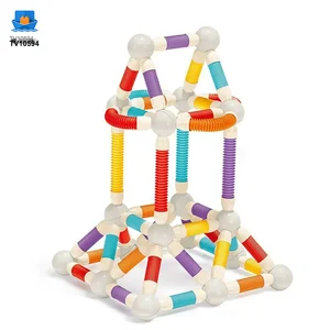 Telescopic Magnetic Rod Toys, 720° Rotation, 2D/3D Buildings Available · TV10594 · product photo 3 of 12