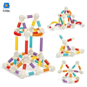 Telescopic Magnetic Rod Toys, 720° Rotation, 2D/3D Buildings Available · TV10594 · product photo 8 of 12