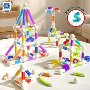 Telescopic Magnetic Rod Toys, 720° Rotation, 2D/3D Buildings Available · TV10594 · product photo 5 of 12
