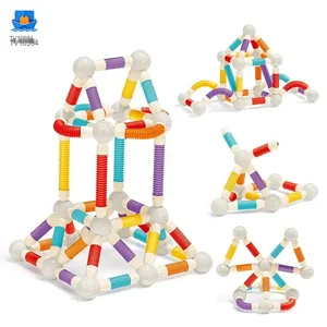 Telescopic Magnetic Rod Toys, 720° Rotation, 2D/3D Buildings Available · TV10594 · product photo 4 of 12