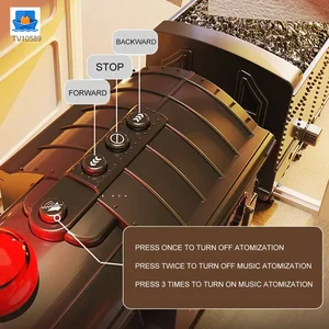 Retro Electric Train Toy, Steam Spray Effect · TV10589 · product photo 3 of 6