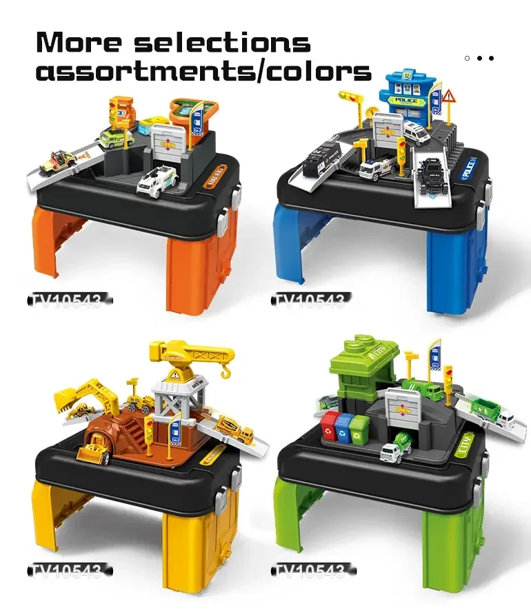 Parking Lot Backpack Toy Set, Diecast Racing · TV10543 · detail image 4 of 6