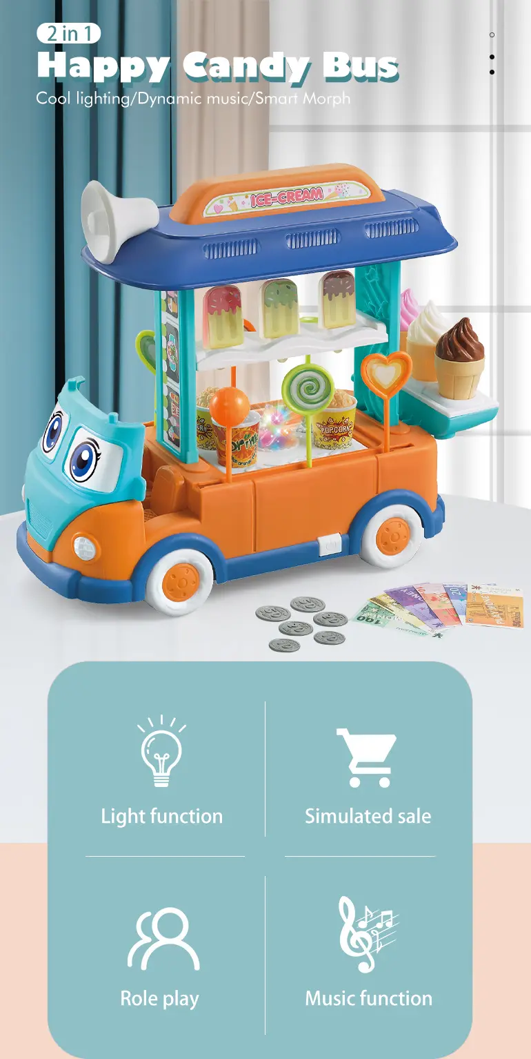 2-in-1 Dessert Bus Toy · TV10570 · detail image 1 of 4