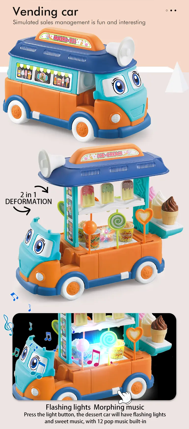 2-in-1 Dessert Bus Toy · TV10570 · detail image 2 of 4