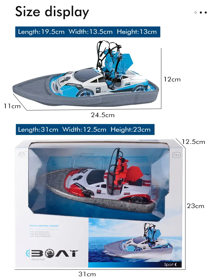 3-in-1 Drone Car Boat Toy For Kids’ Fun Adventure · TV10566 · detail image 8 of 8
