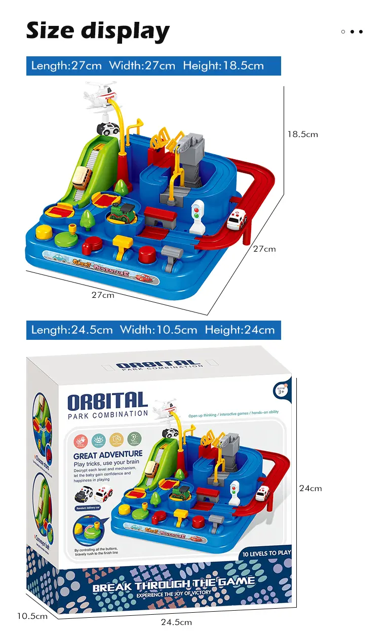 Car Adventure Track Game Toy With Six Operational Buttons · TV10544 · detail image 6 of 6