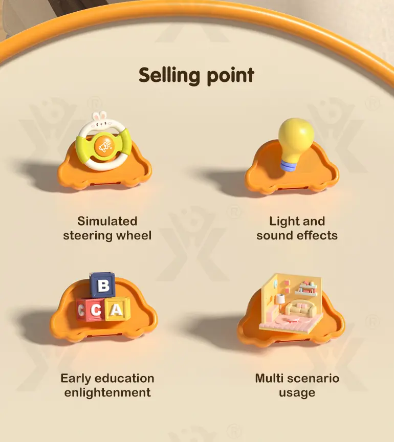 Multi-Function Baby Steering Wheel Toy · TV10558 · detail image 2 of 15