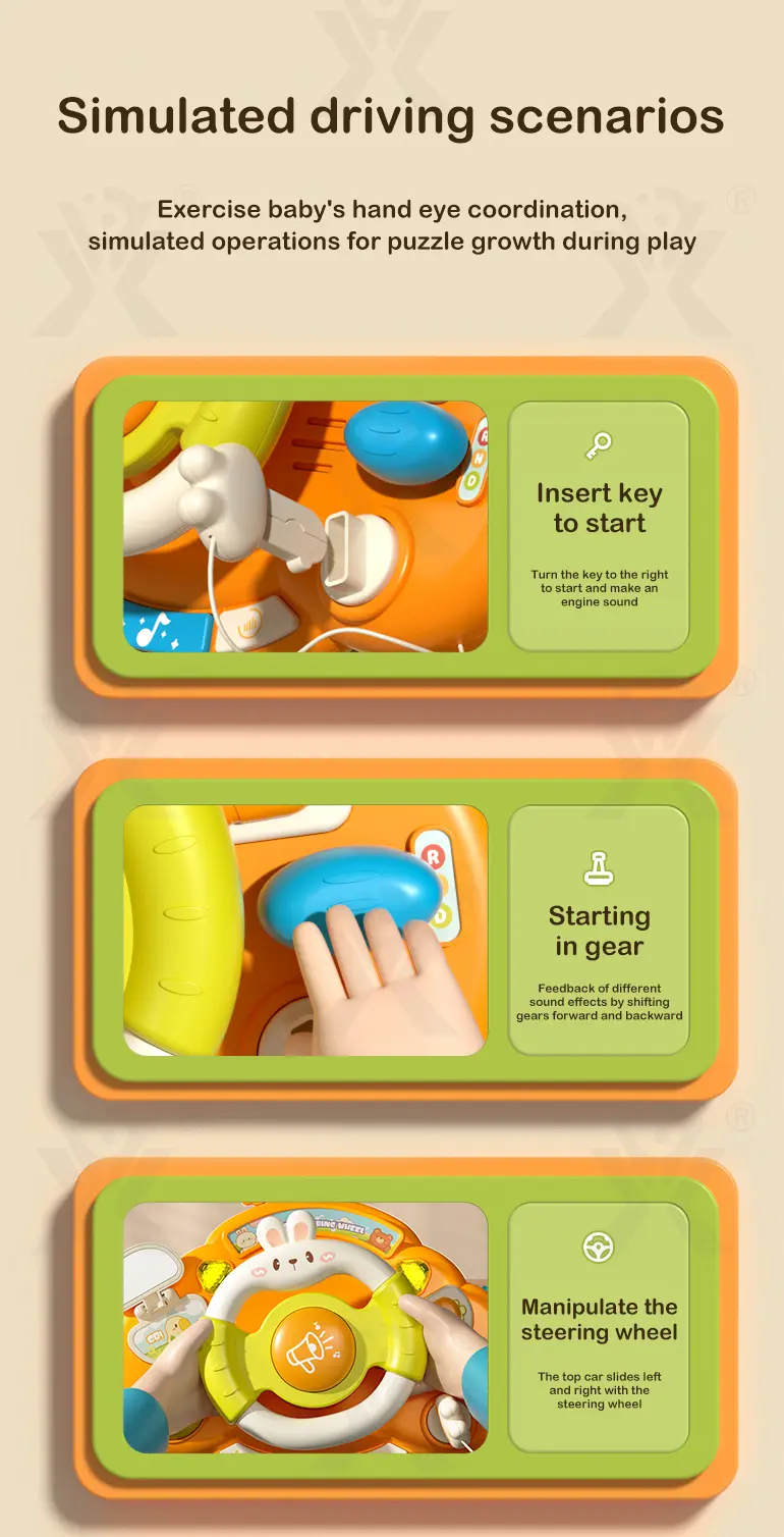 Multi-Function Baby Steering Wheel Toy · TV10558 · detail image 3 of 15