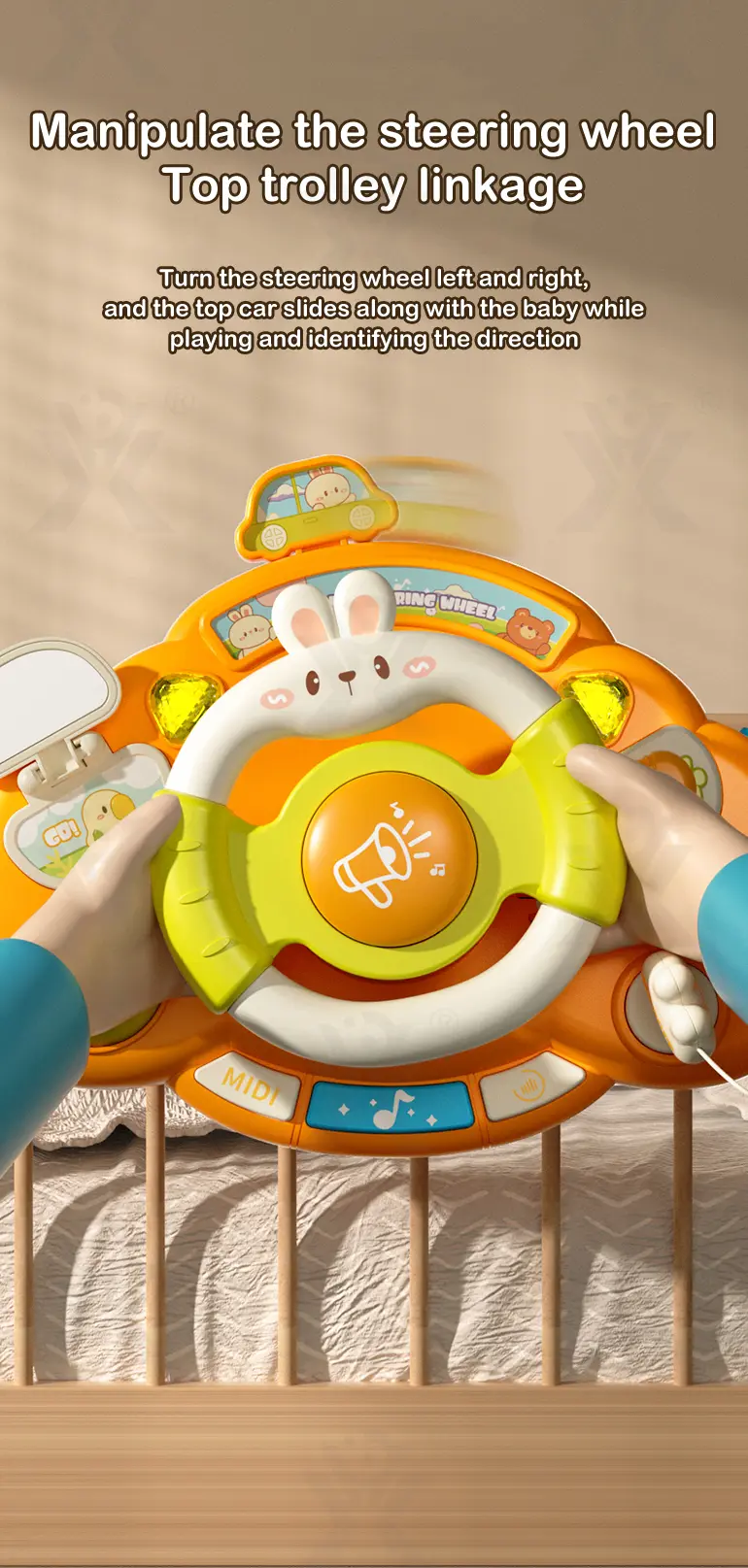 Multi-Function Baby Steering Wheel Toy · TV10558 · detail image 5 of 15