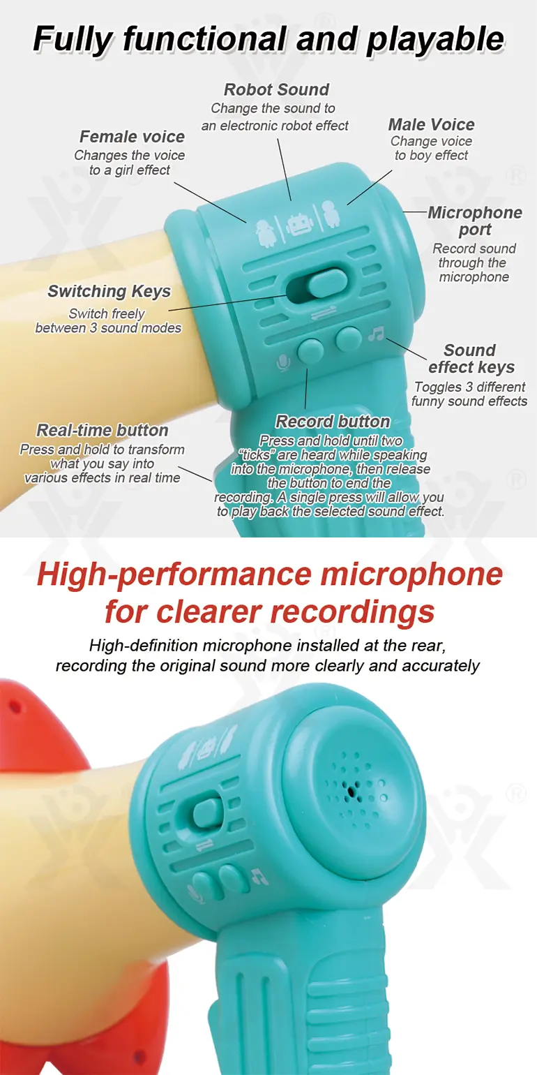 Multi-Effects Voice Changer Toy · TV10548 · detail image 2 of 6