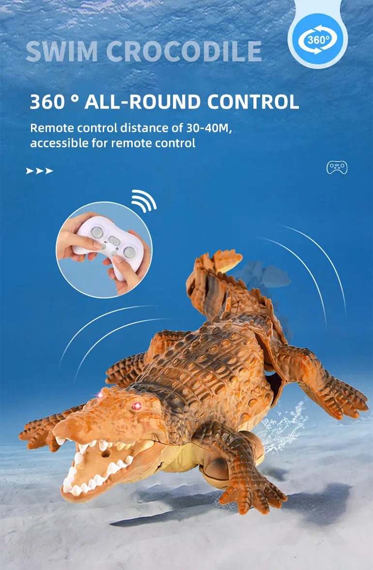 Remote Control Water Crocodile Toy · TV10550 · detail image 3 of 8