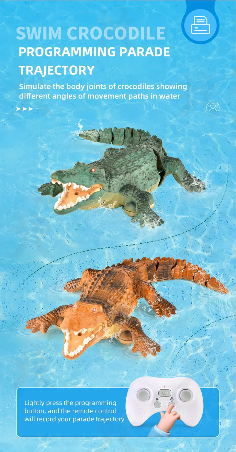 Remote Control Water Crocodile Toy · TV10550 · detail image 4 of 8