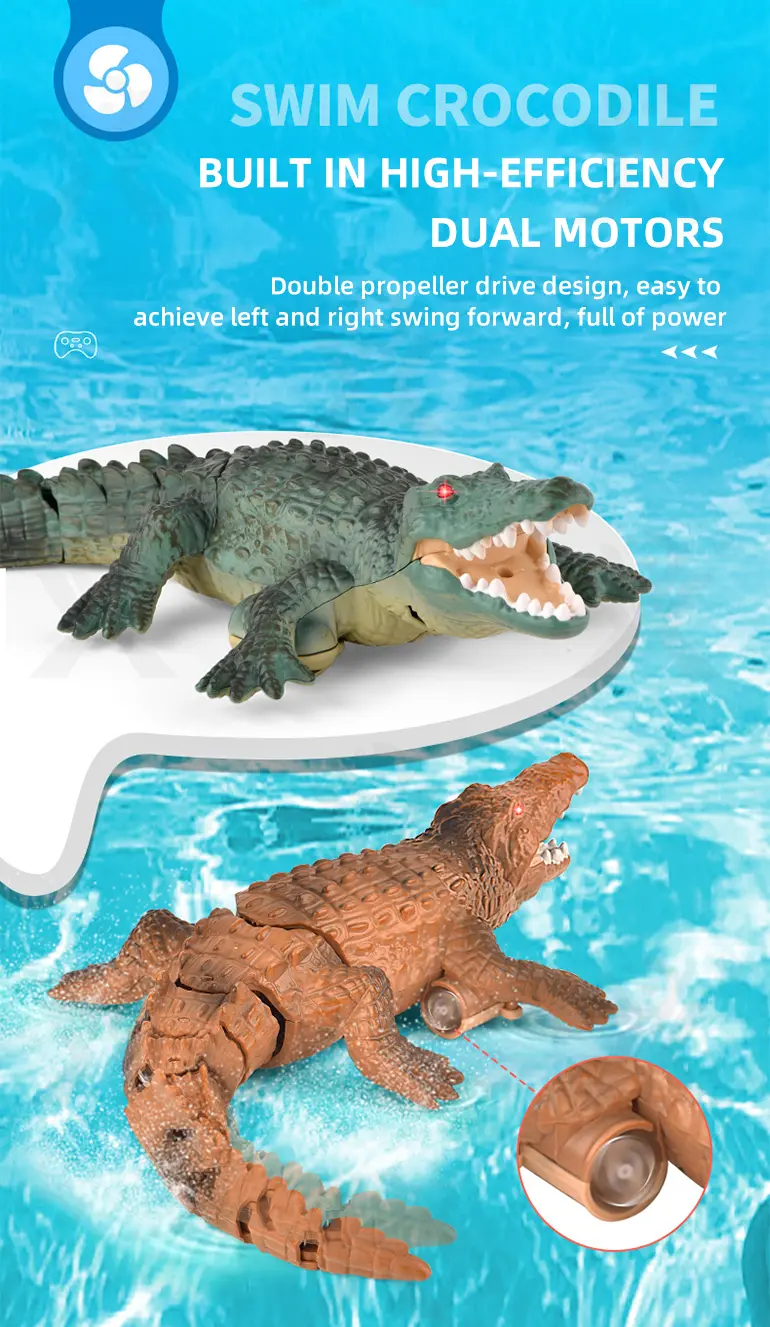 Remote Control Water Crocodile Toy · TV10550 · detail image 5 of 8