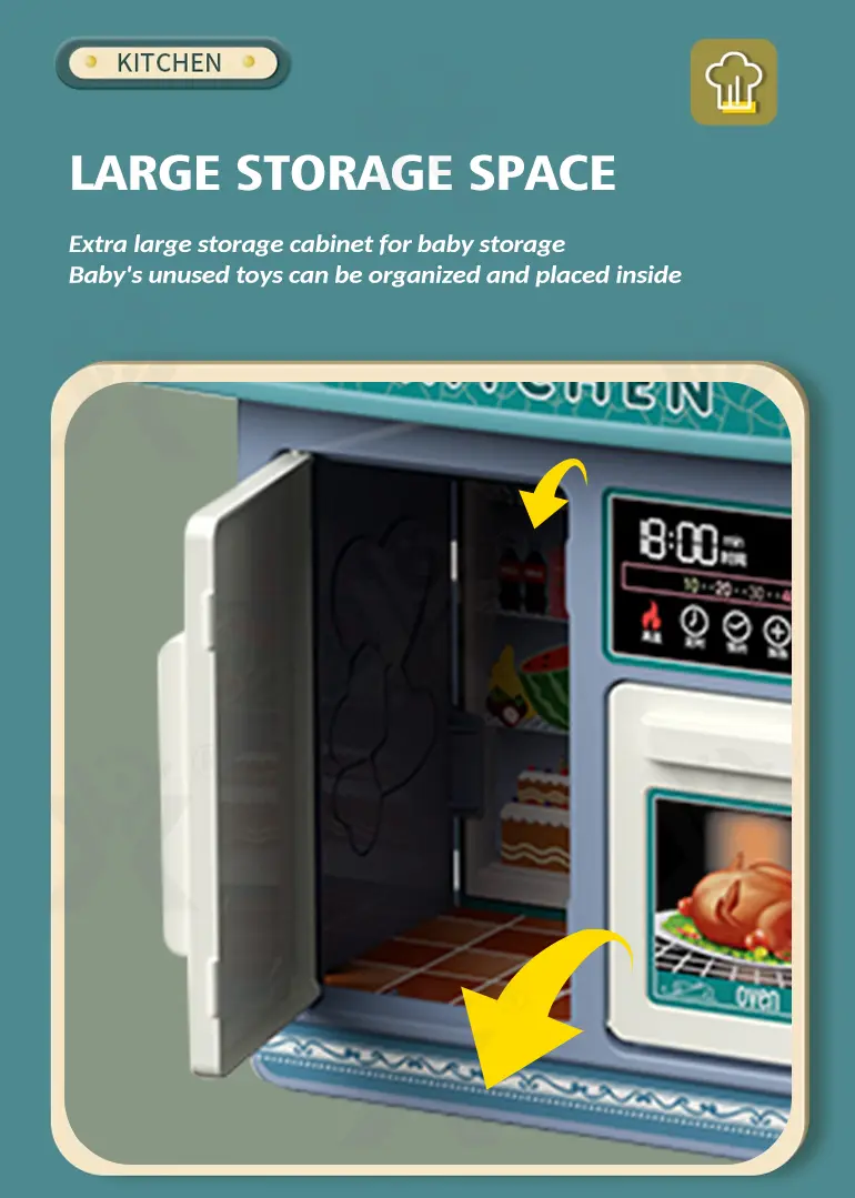 Pretend Play Kitchen Toy Kit With Light & Music · TV10545 · detail image 4 of 7