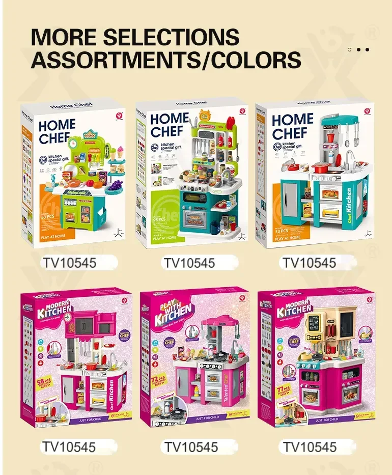 Pretend Play Kitchen Toy Kit With Light & Music · TV10545 · detail image 6 of 7
