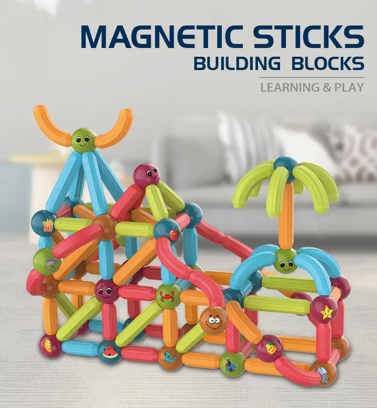 Magnetic Rod Building Blocks · TV10510 · detail image 1 of 6