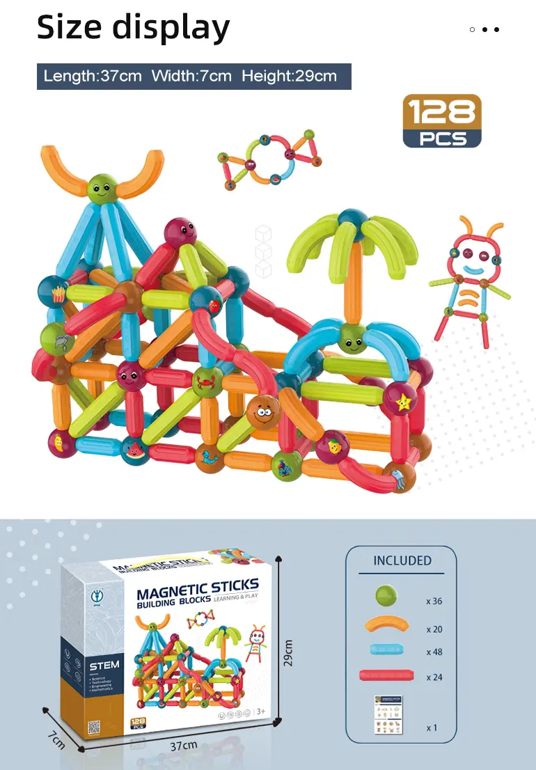 Magnetic Rod Building Blocks · TV10510 · detail image 6 of 6