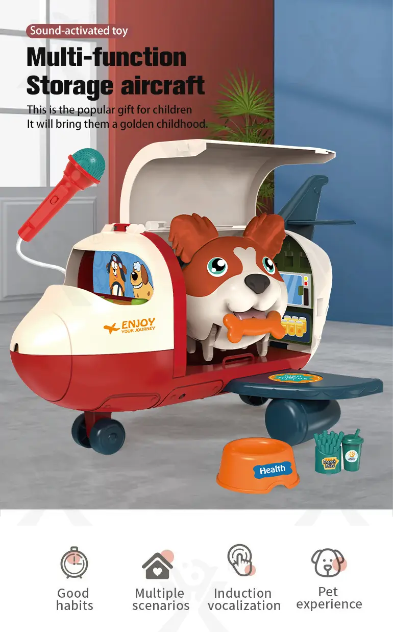 Sound-Activated Storage Aircraft Toy · TV10546 · detail image 1 of 5