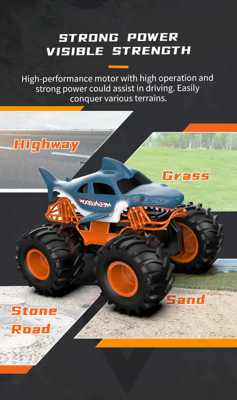 Shark Amphibious Vehicle Toy · TV10557 · detail image 4 of 9