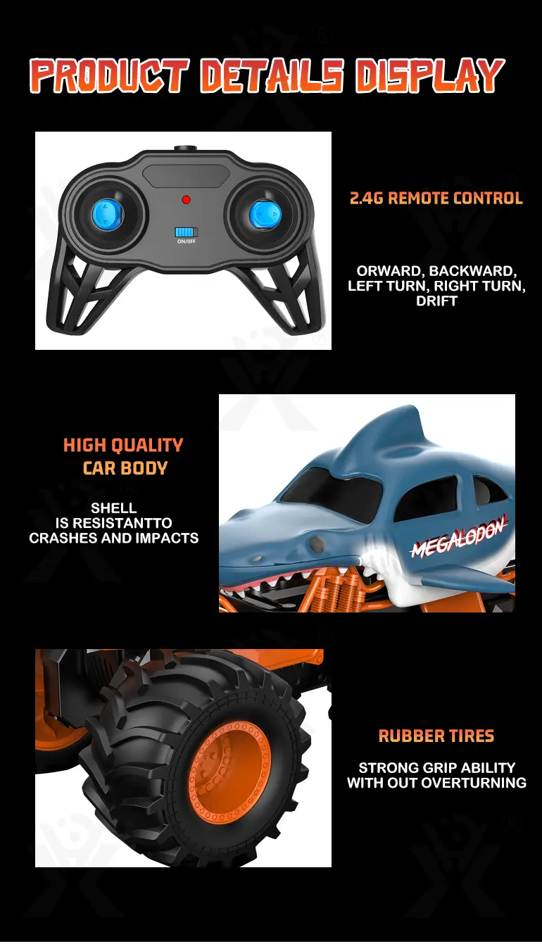 Shark Amphibious Vehicle Toy · TV10557 · detail image 7 of 9