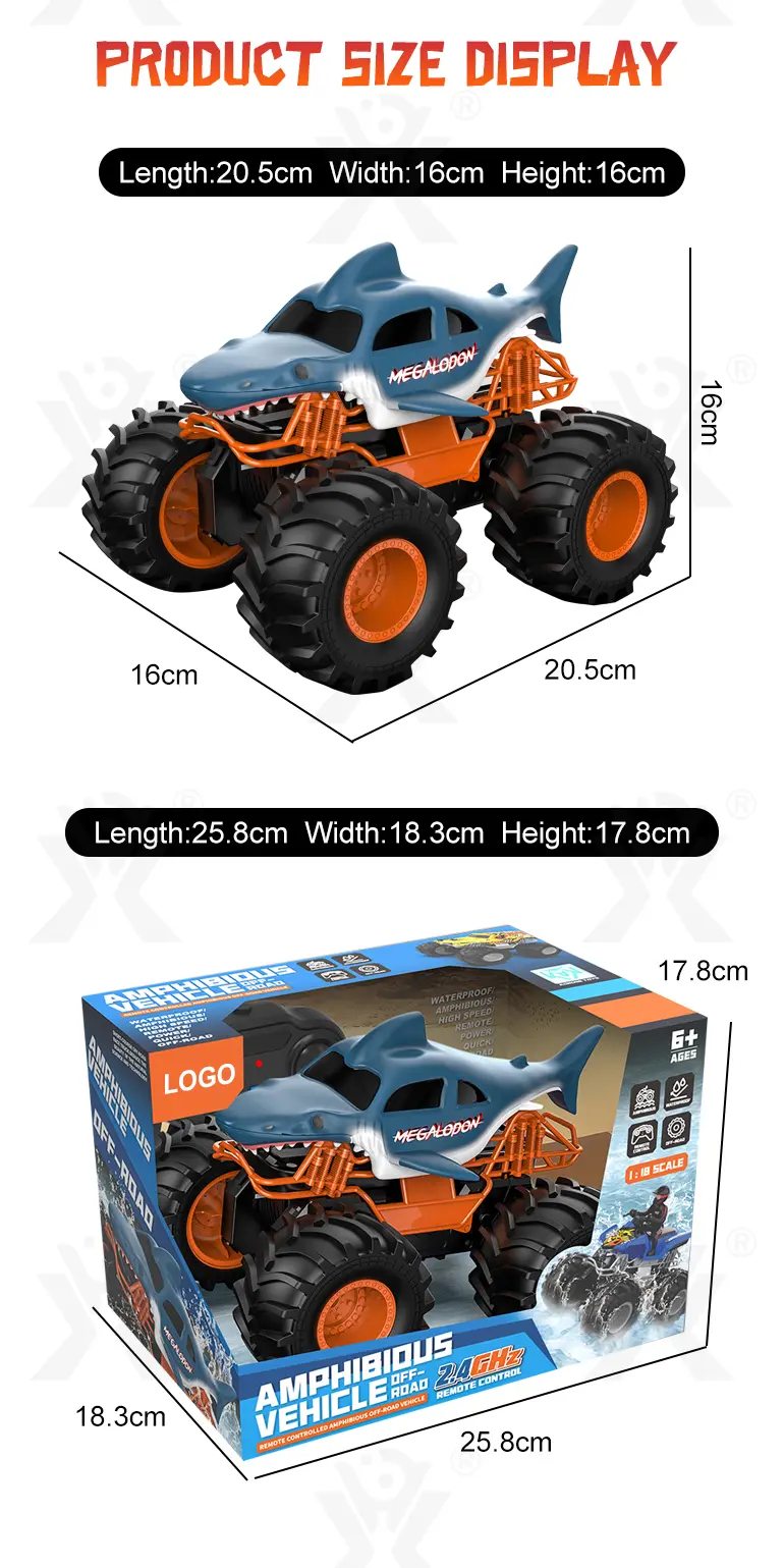 Shark Amphibious Vehicle Toy · TV10557 · detail image 9 of 9