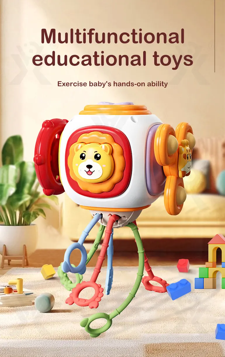 6-in-1 Baby Activity Cube Toy · TV10555 · detail image 1 of 11