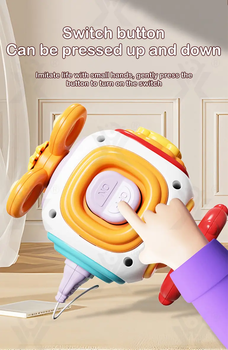6-in-1 Baby Activity Cube Toy · TV10555 · detail image 8 of 11