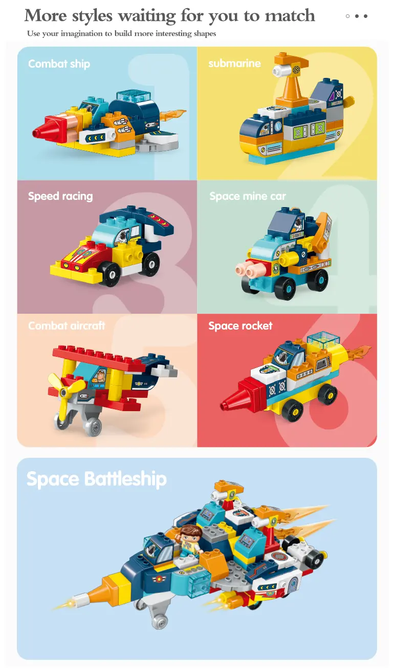 Building Blocks Raumschiffbau·TV10500·Detailaufnahme 3 von 6