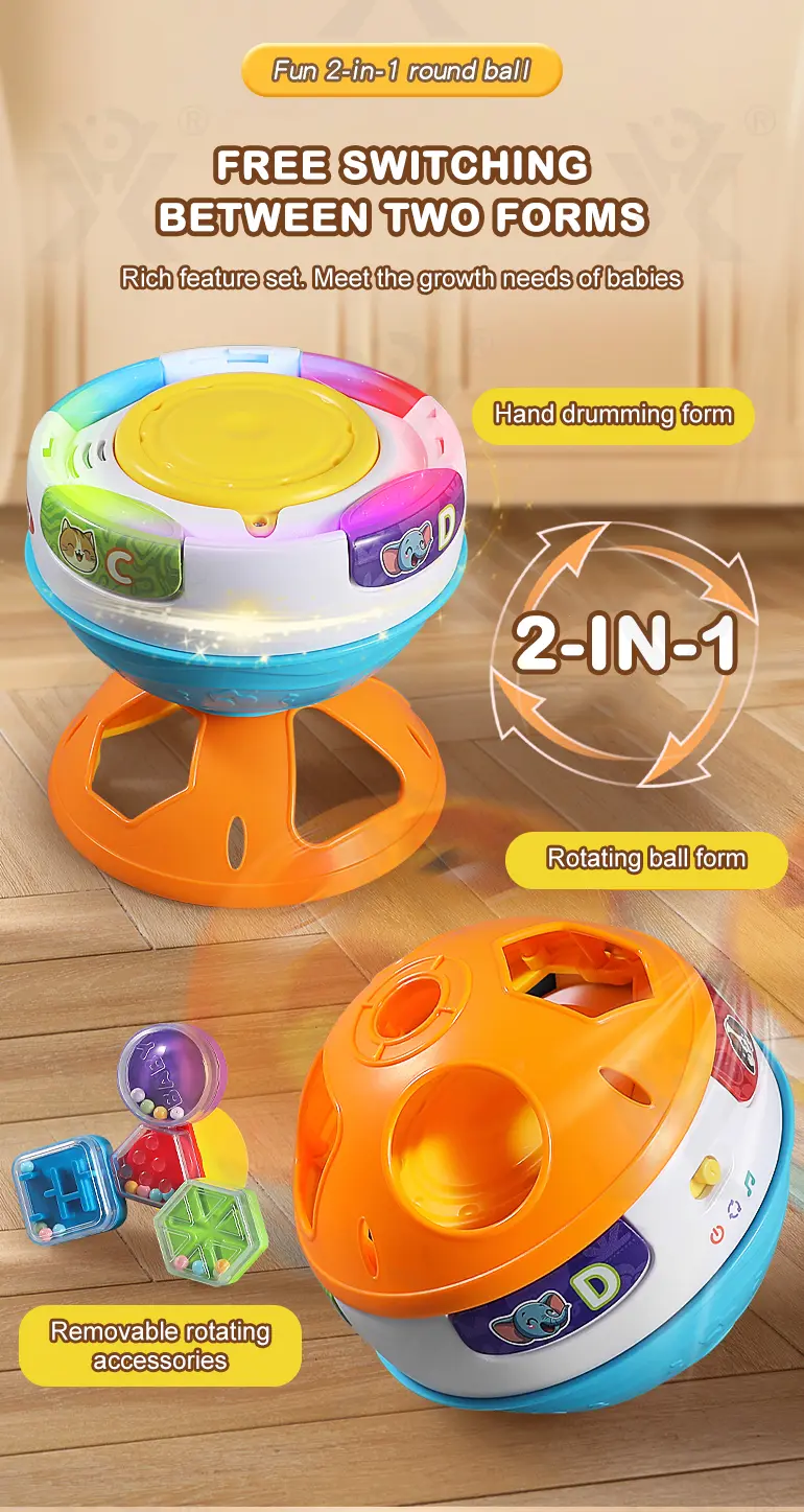 Interactive Crawling Ball Toy With Music and Learning Mode · TV10552 · detail image 3 of 11