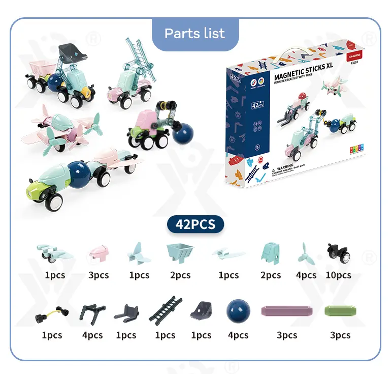 Magnetic Rod Vehicle Toy · TV10559 · detail image 5 of 7