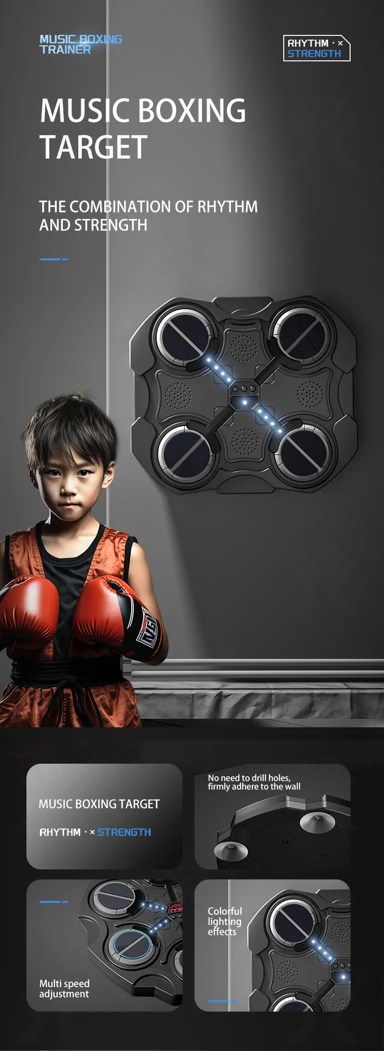 Rhythmic Music Boxing Machine Toy · TV10551 · detail image 1 of 9