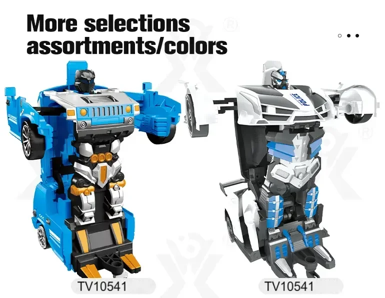 Police Car Transforming Toy with Lights and Music · TV10541 · detail image 4 of 5
