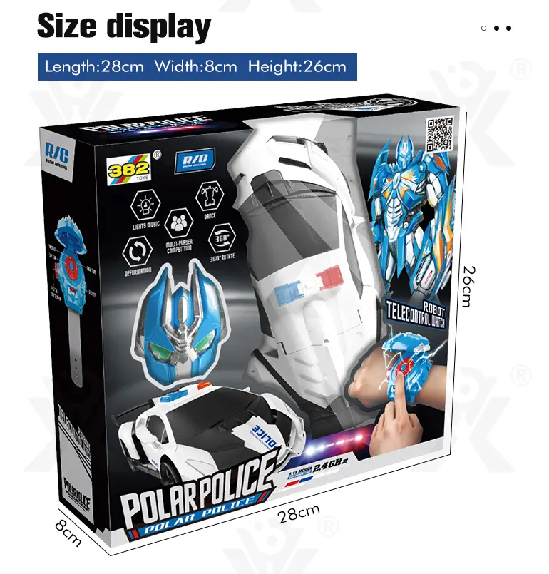 Police Car Transforming Toy with Lights and Music · TV10541 · detail image 5 of 5