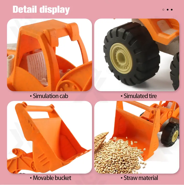 Eco-friendly Toys, Fun Bulldozer Toys Made of Biodegradable Materials · TV10539 · detail image 4 of 6