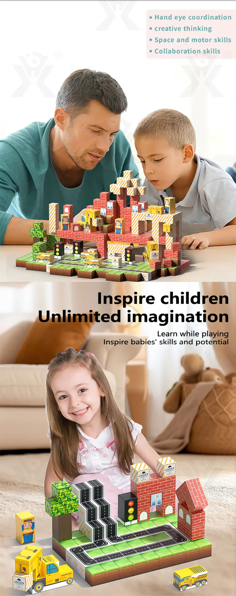 Magnetic Building Cube ‘Minecraft’ · TV10549 · detail image 4 of 9